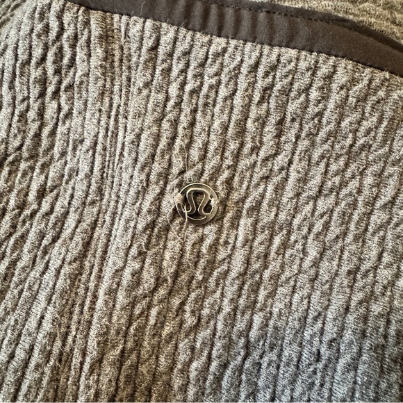 Lululemon 6 On Repeat Mock Neck Pullover Heathered Core Dark Grey Gray - Picture 6 of 8